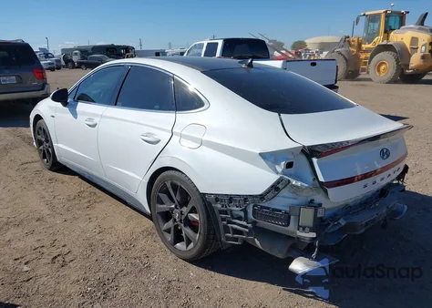 2022 Hyundai Sonata N Line Night Edition из США, поврежденный, VIN 5NPEK4JCXNH143967